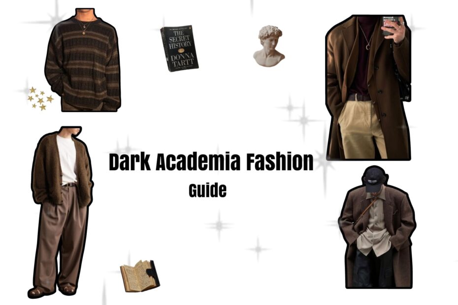 Dark academia fashion men