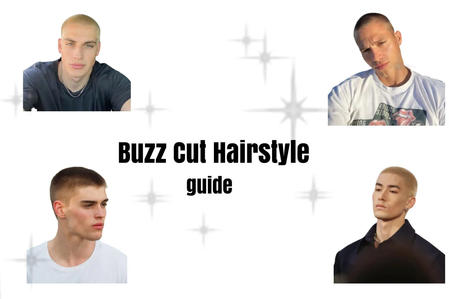 Buzz cut hairstyles for men