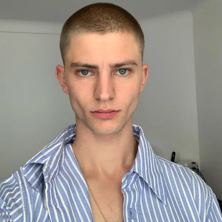 Buzz cut hairstyle men