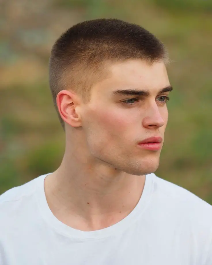 Buzz cut hairstyle men