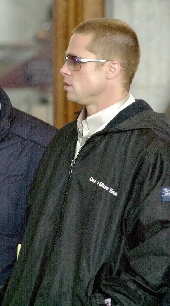 Brad pitt buzz cut