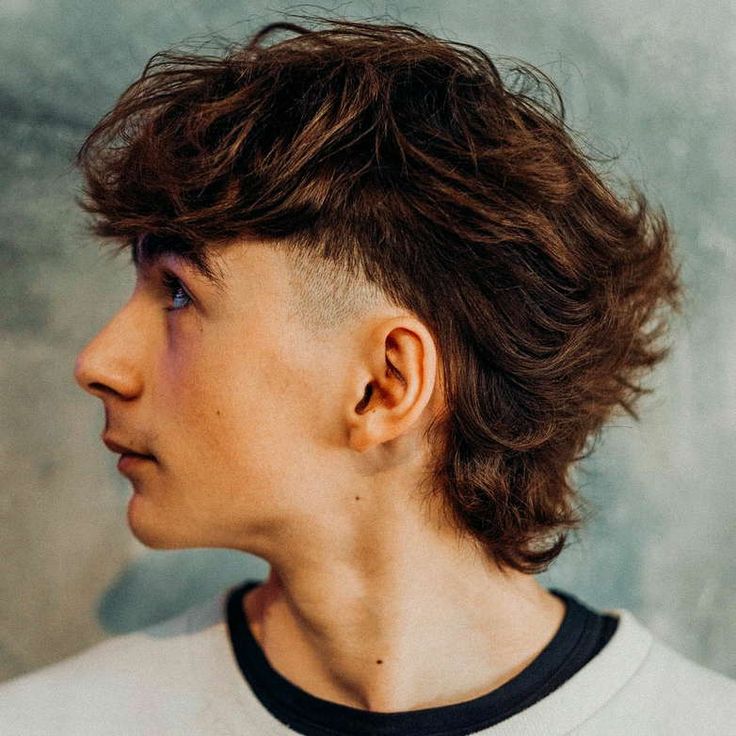 Burst Fade Mullet